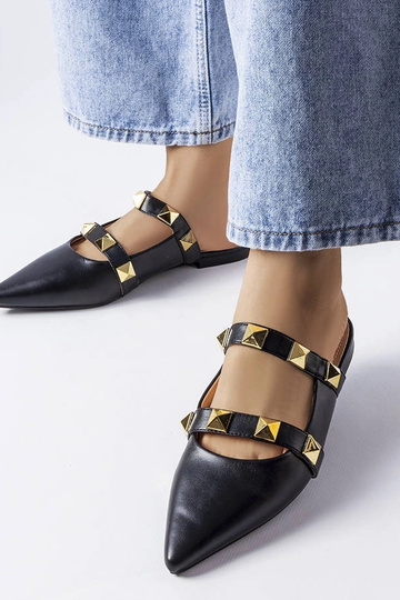 Schwarze Flip-Flops mit...