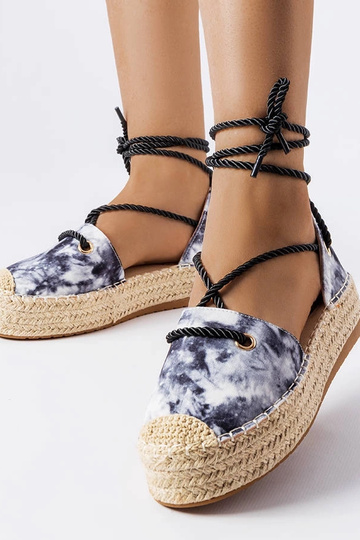 Sorte Duffet Lace-Up...
