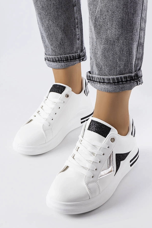 Baskets à plateforme Monty noires et... Baskets à plateforme Monty noires et...