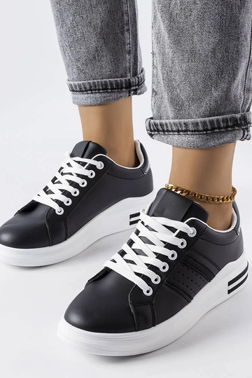 Sorte Lanoie platform sneakers