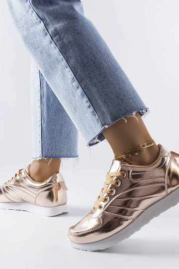 Quessy guld sneakers 2