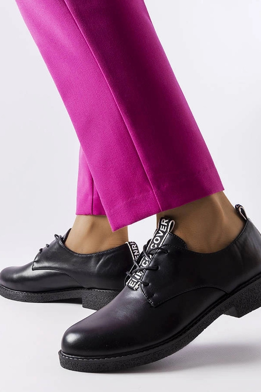 Schwarze Edmonton-Schnürschuhe Schwarze Edmonton-Schnürschuhe