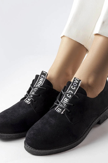 Ballerines en simili daim noires Sunderland 2