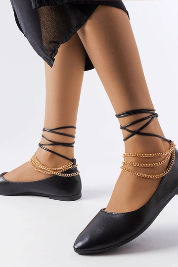 Ballerines noires avec...