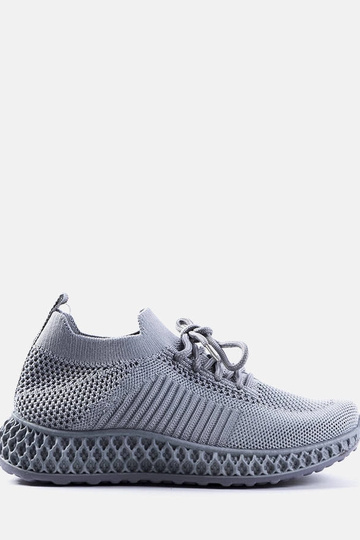 Huntz Graue Kinder-Sneaker