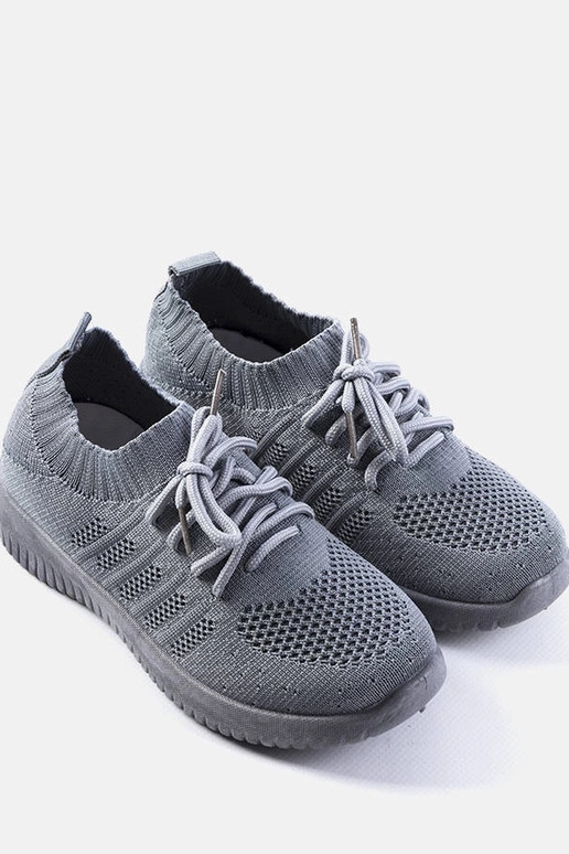 Omaha grå børnesneakers Omaha grå børnesneakers