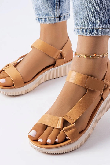 Beige Sportsandalen Heron