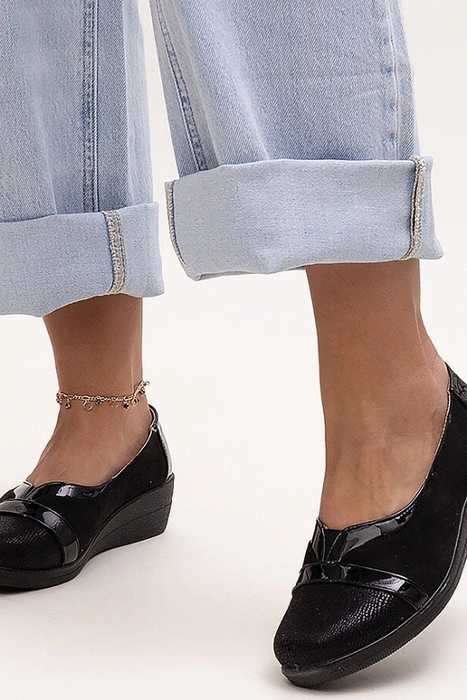 Schwarze Sundown-Wedges