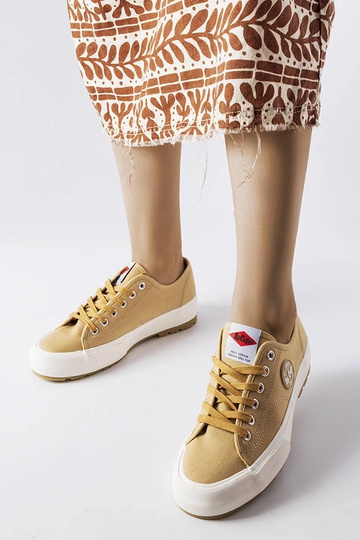 Beige Lee Cooper Sneakers...