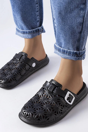 Sort gennembrudt gummi Peverell flip-flops 2