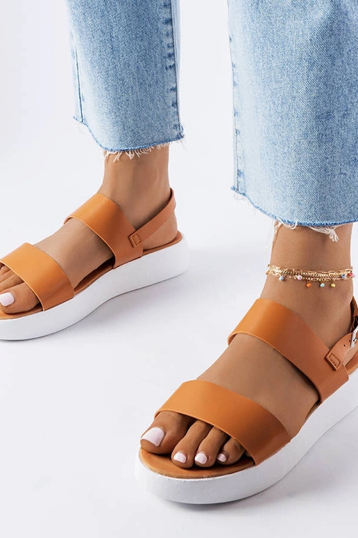 Brune Isaac Platform-sandaler