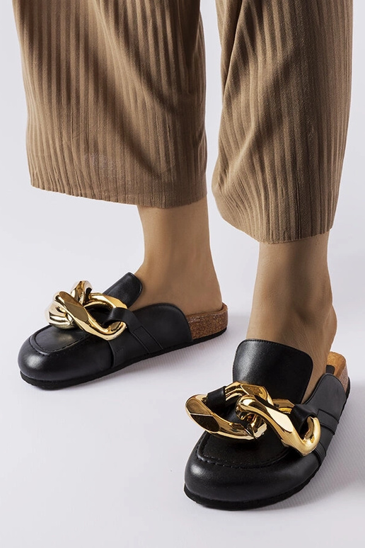 Schwarze Flip-Flops „Christelle“ mit...