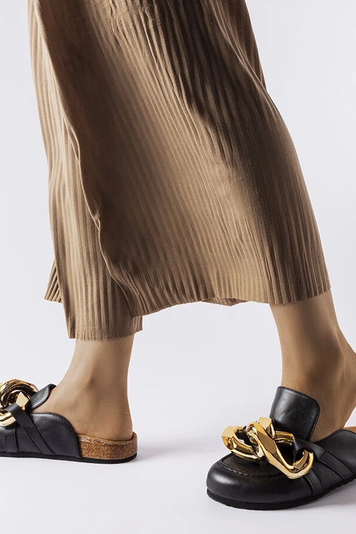 Schwarze Flip-Flops „Christelle“ mit...