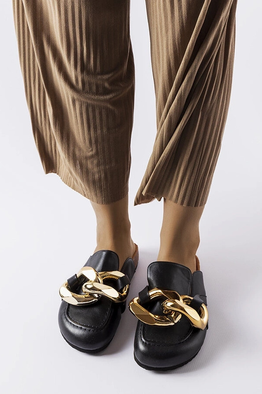 Schwarze Flip-Flops „Christelle“ mit...