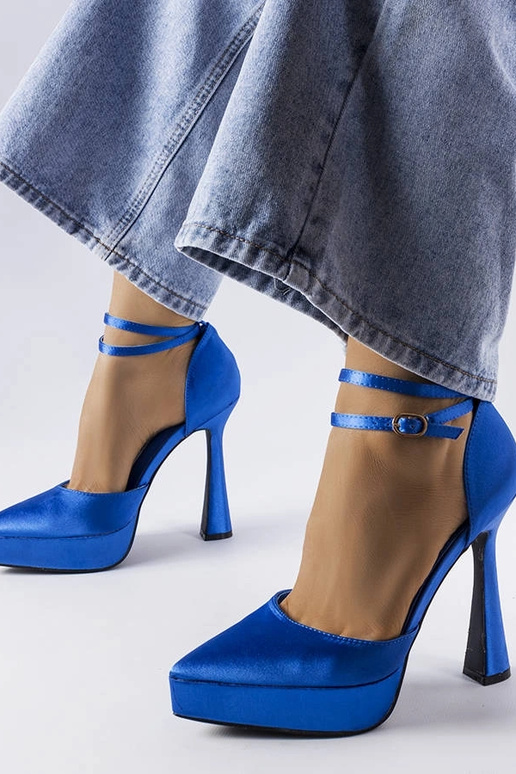 Dallas blaue Pumps mit hohem Absatz Dallas blaue Pumps mit hohem Absatz
