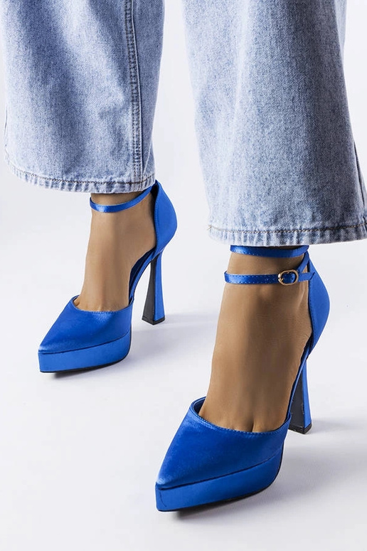 Dallas blaue Pumps mit hohem Absatz Dallas blaue Pumps mit hohem Absatz