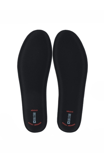 Big Star Memory Foam Schwarze Einlegesohlen