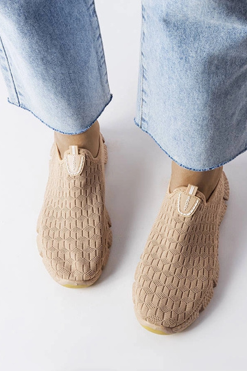 Beige Sport-Sneaker Obenor Slip-On 2