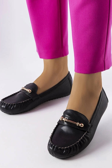 Mocassins noirs Sorel finition mate