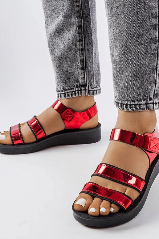 Brices røde laksandaler