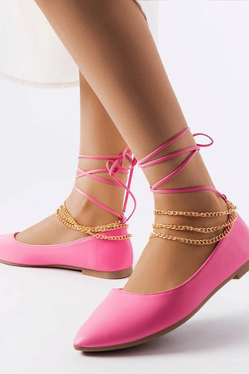 Rosa Ballerinas mit...