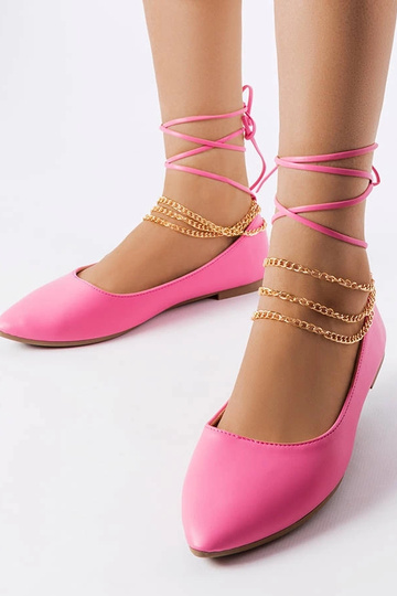 Rosa Ballerinas mit... 2