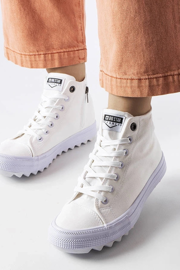 Big Star FF274241 hvide high-top sneakers