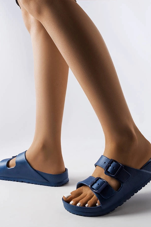 Eugene Marineblaue Flip-Flops aus...