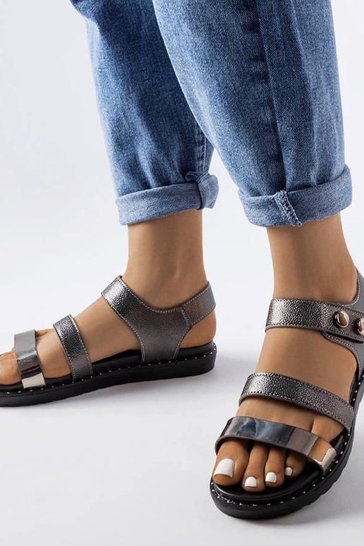 Sandalen Lanham in Grau-Metallic