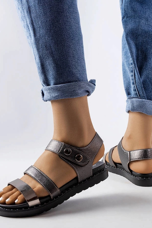 Sandalen Lanham in Grau-Metallic