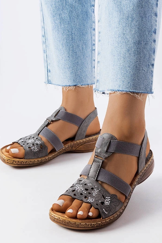 Rossignol Graue Sportsandalen mit...