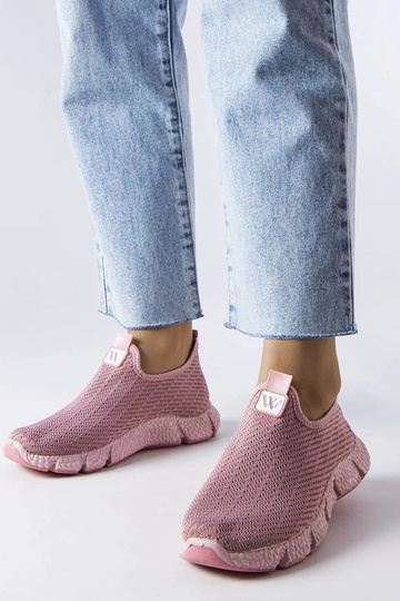 Yellville Pink Slip-On Sneakers