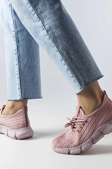 Baskets de sport roses Élodie 2