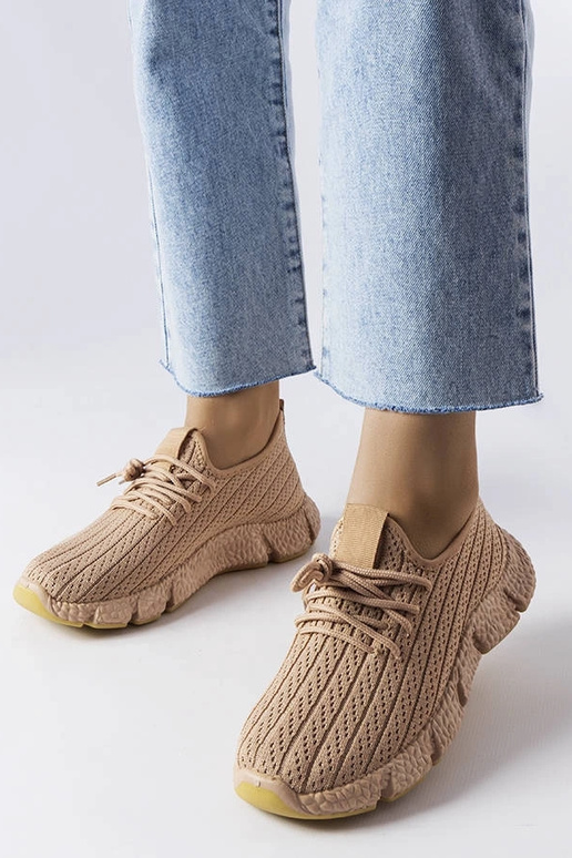 Élodie beige sportssneakers