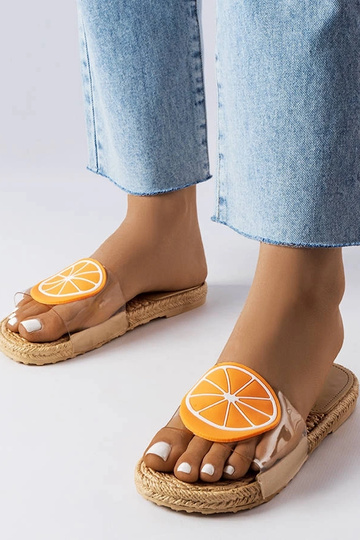 Sandales transparentes avec...