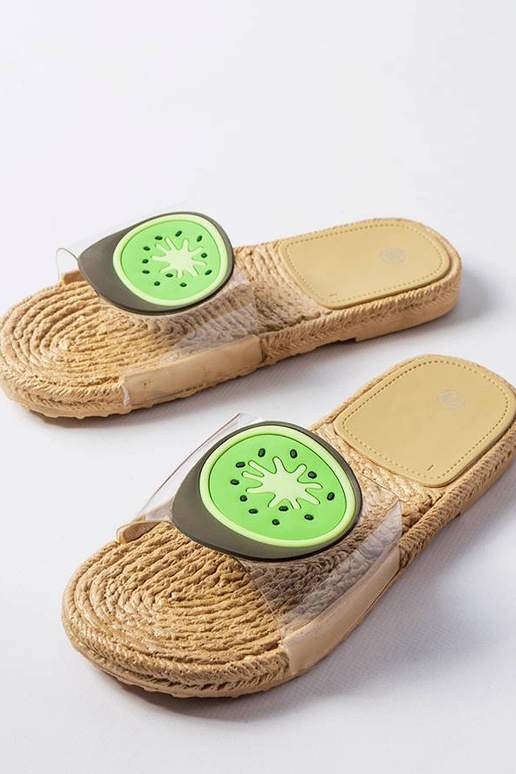 Transparente Kiwi-Flip-Flops Foddie