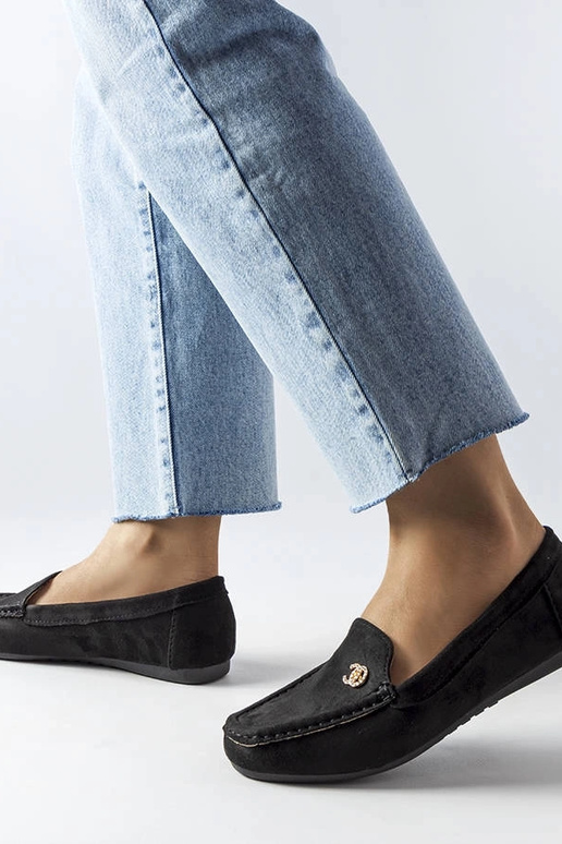 Mocassins noirs pour femmes, «...