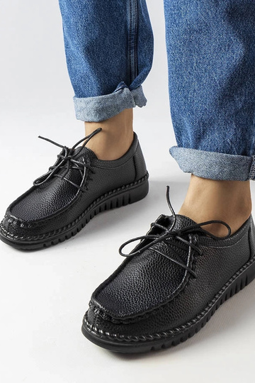 Zwarte smalle halfhoge...