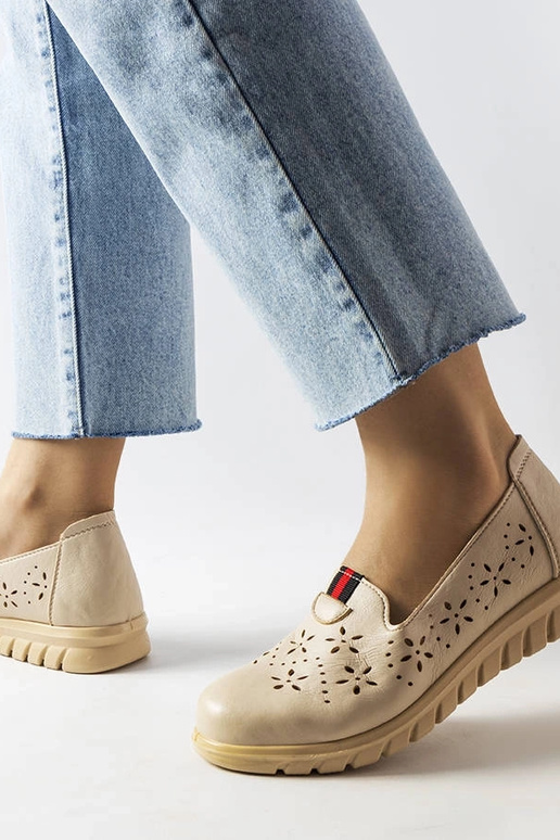 Mocassins beiges légers de Joli Mocassins beiges légers de Joli