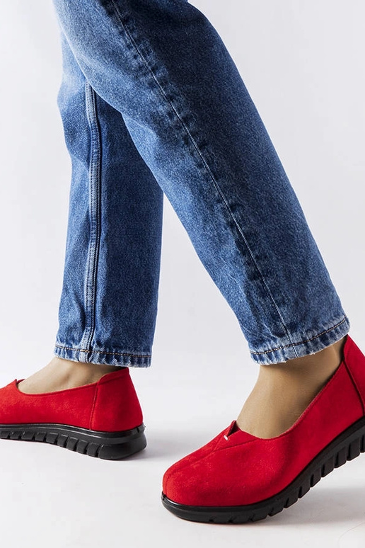 Røde letvægts Kheda loafers Røde letvægts Kheda loafers