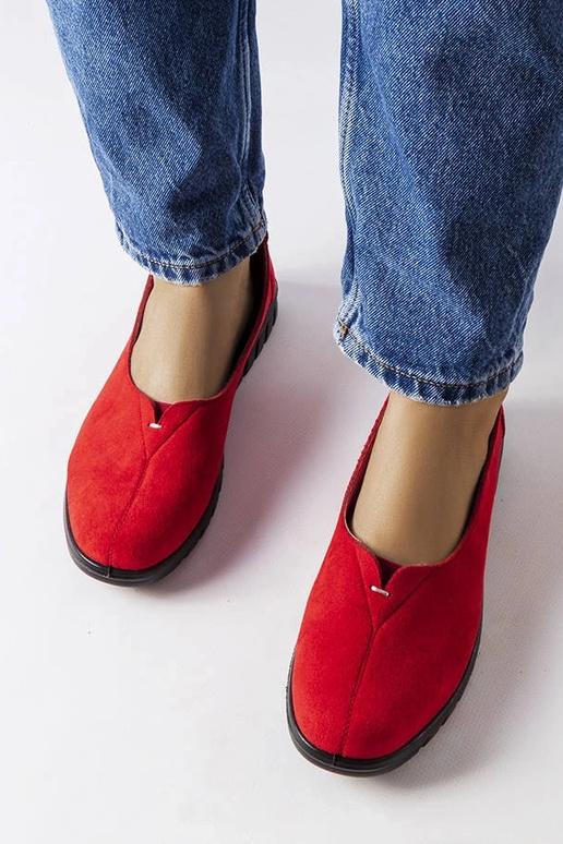 Mocassins légers rouges Kheda Mocassins légers rouges Kheda
