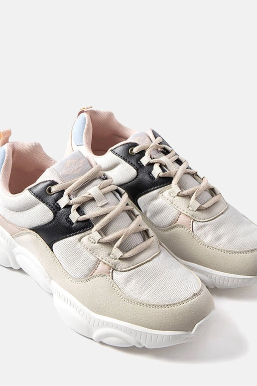 Beige Lee Cooper damesneakers...