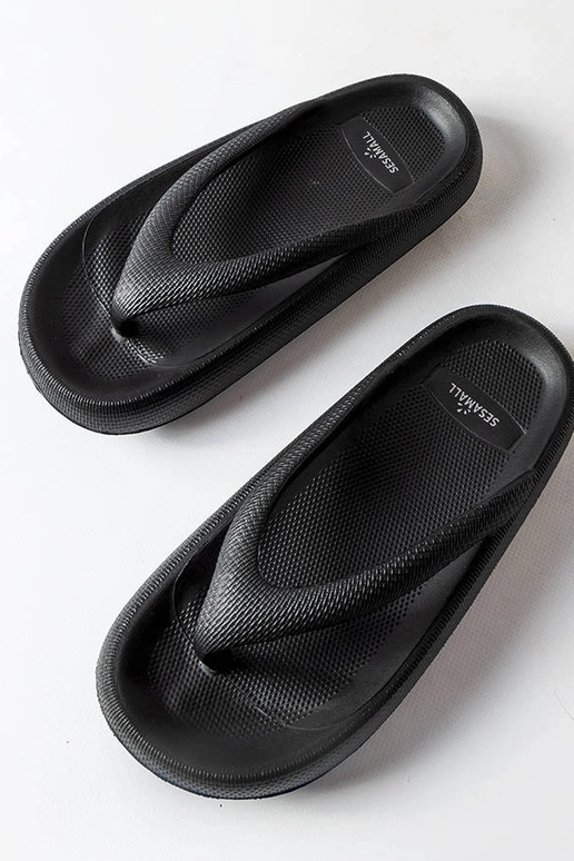Sorte chunky Modesto flip-flops Sorte chunky Modesto flip-flops