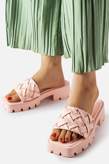 Rosa Flip-Flops mit...