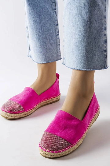 Rosa Espadrilles „Magali“ mit Plateausohle