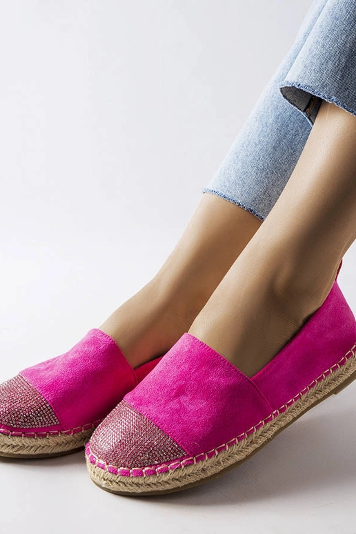 Espadrilles à plateforme Magali rose Espadrilles à plateforme Magali rose