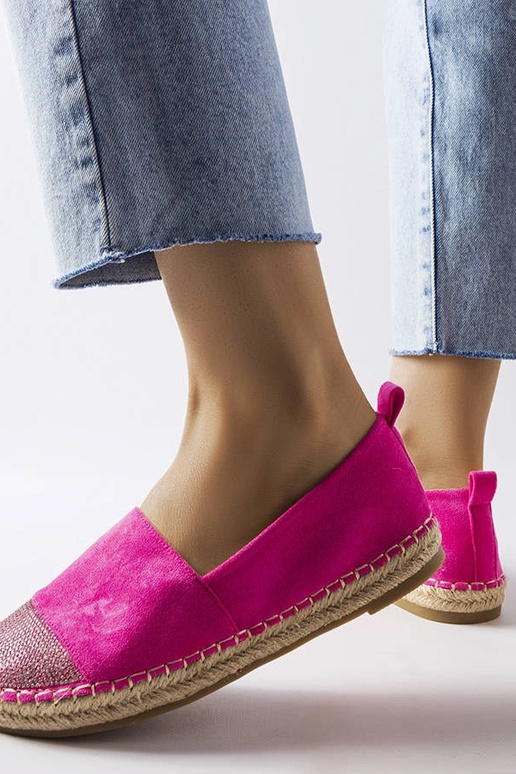 Espadrilles à plateforme Magali rose Espadrilles à plateforme Magali rose