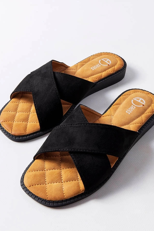 Schwarze Tiana-Flip-Flops