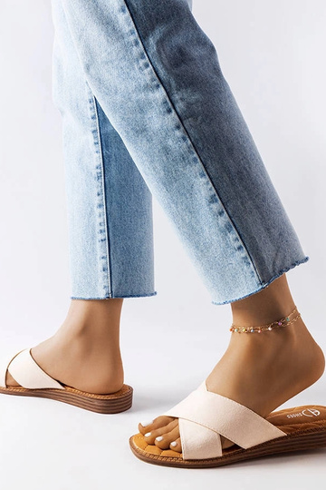 Beige Hausschuhe, „Tiana" 2