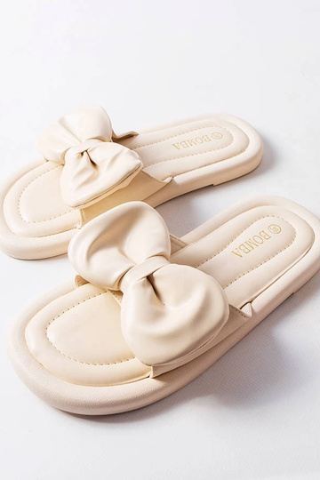 Beige Flip-Flops mit... 2